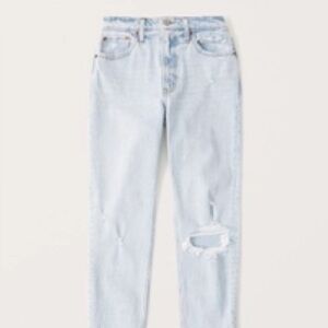 Abercrombie & Fitch Curve Love High Rise Mom Jeans